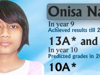 Onisa Naing @ Thuzar Naing, a Myanmar- Muslim student who passed GCSE Exam and the youngest candidate breaking the record with the most A*