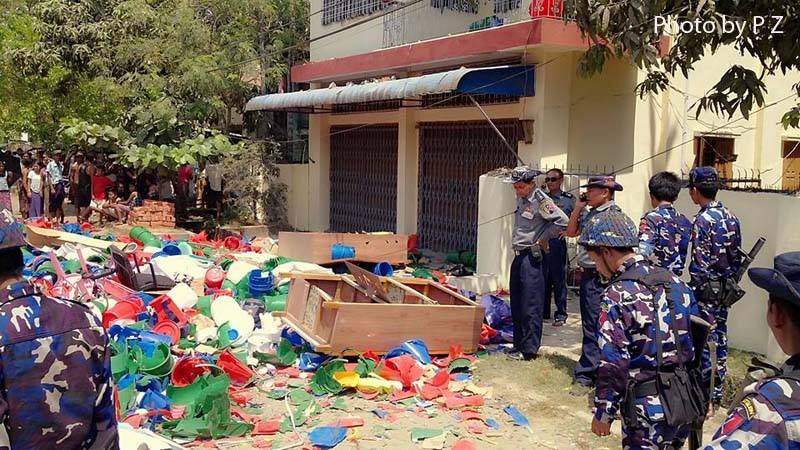 စစ္ေတြ မျငိမ္သက္မႈ လူစုခြဲရာ တစ္ေယာက္ ေသဆံုး