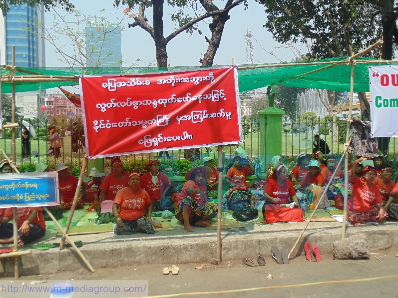 ညွိႏႈိင္းျပီး ေက်နပ္မႈမ႐ွိပါက ေနျပည္ေတာ္ထိ မိေက်ာင္းကန္ျပည္သူမ်ား ဆႏၵသြားျပမည္။