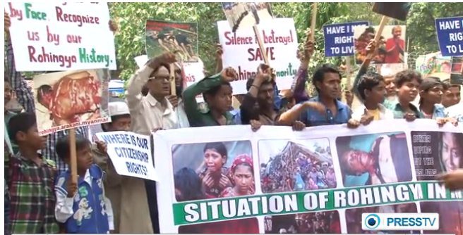 PressTV_-_Rohingiya_refugees_protest_against_killing_of_Muslims_in_Myanmar_-_2014-05-08_23.39.18