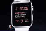 Apple CEO Tim Cook introduces the Apple Watch during an Apple event in San Francisco, California March 9, 2015.  REUTERS/Robert Galbraith (UNITED STATES  - Tags: SCIENCE TECHNOLOGY BUSINESS)   - RTR4SNIB