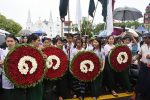 ျမိဳ႕ေတာ္ခန္းမေရွ႕က ရွစ္ေလးလံုး အေရးေတာ္ပံု၂၈ ႏွစ္ေျမာက္အခမ္းအနား.