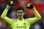 Britain Soccer Football - Tottenham Hotspur v Chelsea - FA Cup Semi Final - Wembley Stadium - 22/4/17 Chelsea's Thibaut Courtois celebrates after the match  Reuters / Peter Nicholls Livepic EDITORIAL USE ONLY. No use with unauthorized audio, video, data, fixture lists, club/league logos or "live" services. Online in-match use limited to 45 images, no video emulation. No use in betting, games or single club/league/player publications.  Please contact your account representative for further details. - RTS13GOD