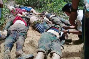 ရွမ္းျပည္နယ္တြင္ ျမန္မာစစ္တပ္က ဖမ္းသြားသည့္ အမ်ိဳးသမီး ၆ ဦးကုိ ေသဆံုးလ်က္ ျပန္ေတြ႕