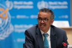 Tedros Adhanom Ghebreyesus, director general of World Health Organization (WHO) attends the virtual 73rd World Health Assembly (WHA) following the coronavirus disease (COVID-19) outbreak in Geneva, Switzerland, May 18, 2020.  Christopher Black/WHO/Handout via REUTERS THIS IMAGE HAS BEEN SUPPLIED BY A THIRD PARTY