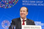 April 11, 2019 - WASHINGTON DC - 2019 World Bank/ IMF Spring Meetings. World Bank Group Opening Press Conference. David R. Malpass World Bank Group President. Photo:  World Bank / Simone D. McCourtie