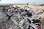 Debris from a building destroyed in the aftermath of a counter-terrorism mission conducted by the U.S. Special Operations Forces is seen in Atmeh, Syria, February 3, 2022. Mohamed Al-Daher/Handout via REUTERS THIS IMAGE HAS BEEN SUPPLIED BY A THIRD PARTY. MANDATORY CREDIT. NO RESALES. NO ARCHIVES.