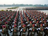 Members of Myanmar Armed forces donate their wages for counter-covid measures