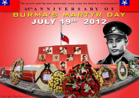 65th Anniversary of Burma's Martyr Day July 19 2012