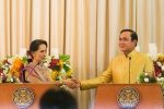 ထုိင္းေရာက္ ျမန္မာအားလံုးကုိ ျပန္လာေစခ်င္သည္ဟု ေဒၚေအာင္ဆန္းစုၾကည္ေျပာ