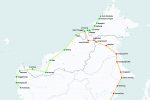 ဘော်နီယိုကျွန်းတွင် အင်ဒို-မလေး-ဘရူနိုင်း ၃ နိုင်ငံပတ် အမြန်ရထားလမ်းဖောက်ရန် စီစဥ်